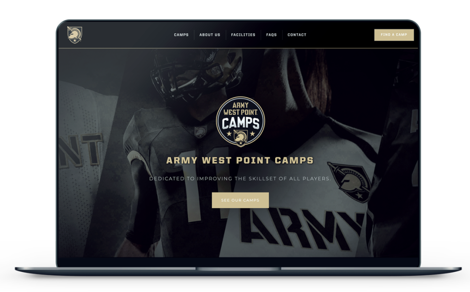 screenshot of ABC Sports Camps